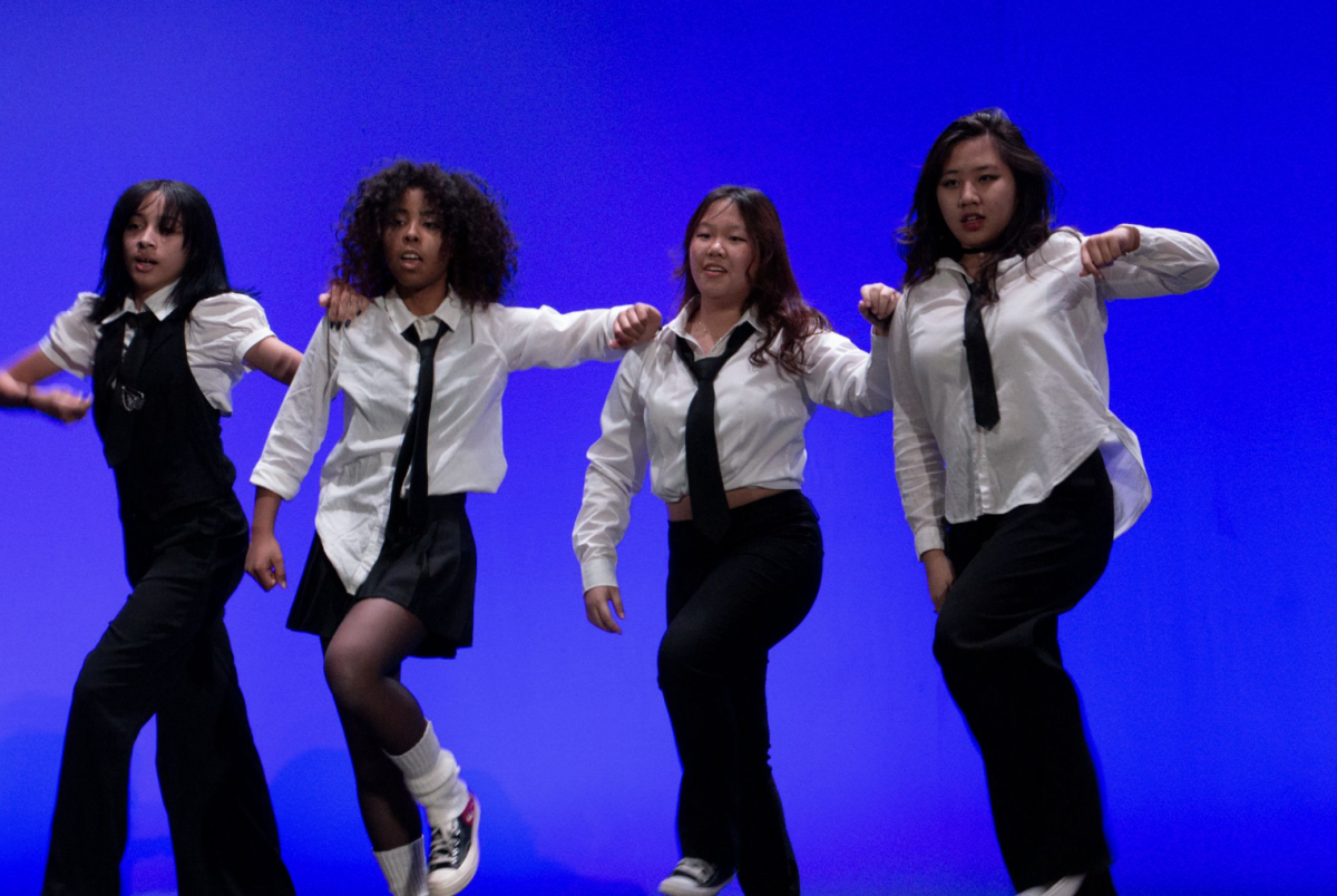 The K-Covers club puts on a lively dance performance. Photo provided by Lora Morgenstern.